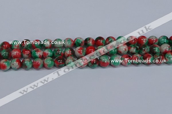 CMJ537 15.5 inches 12mm round rainbow jade beads wholesale