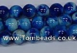 CMJ542 15.5 inches 8mm round rainbow jade beads wholesale