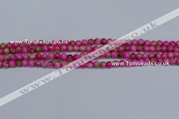 CMJ548 15.5 inches 6mm round rainbow jade beads wholesale