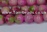 CMJ550 15.5 inches 10mm round rainbow jade beads wholesale