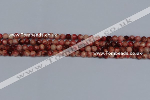 CMJ555 15.5 inches 6mm round rainbow jade beads wholesale