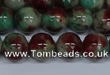 CMJ572 15.5 inches 12mm round rainbow jade beads wholesale