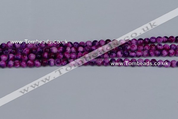 CMJ583 15.5 inches 6mm round rainbow jade beads wholesale
