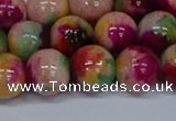 CMJ593 15.5 inches 12mm round rainbow jade beads wholesale