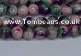 CMJ597 15.5 inches 6mm round rainbow jade beads wholesale