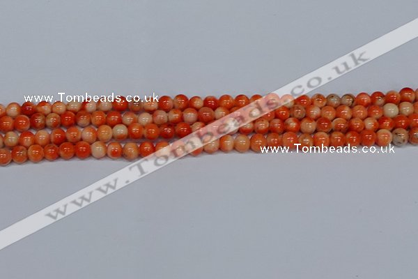 CMJ604 15.5 inches 6mm round rainbow jade beads wholesale