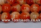 CMJ607 15.5 inches 12mm round rainbow jade beads wholesale
