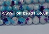 CMJ611 15.5 inches 6mm round rainbow jade beads wholesale