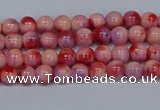 CMJ617 15.5 inches 4mm round rainbow jade beads wholesale