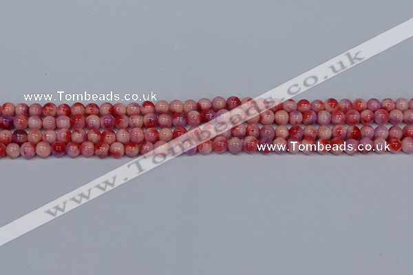 CMJ618 15.5 inches 6mm round rainbow jade beads wholesale