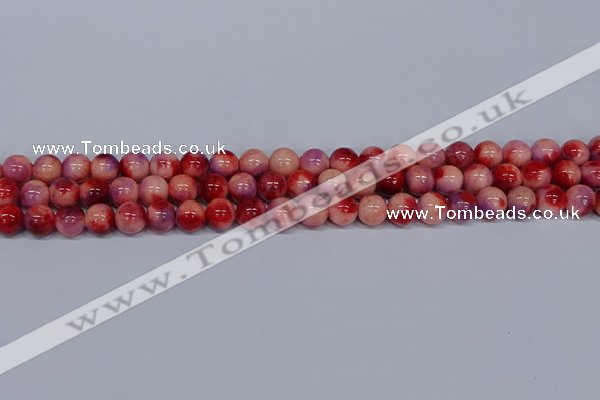 CMJ619 15.5 inches 8mm round rainbow jade beads wholesale