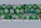 CMJ624 15.5 inches 4mm round rainbow jade beads wholesale