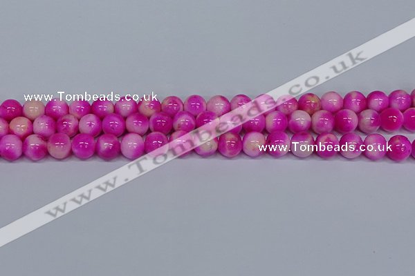 CMJ641 15.5 inches 10mm round rainbow jade beads wholesale