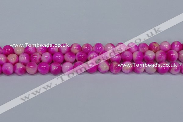 CMJ642 15.5 inches 12mm round rainbow jade beads wholesale