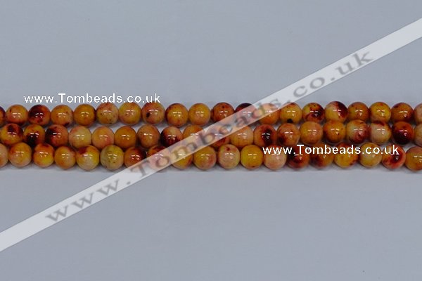 CMJ648 15.5 inches 10mm round rainbow jade beads wholesale