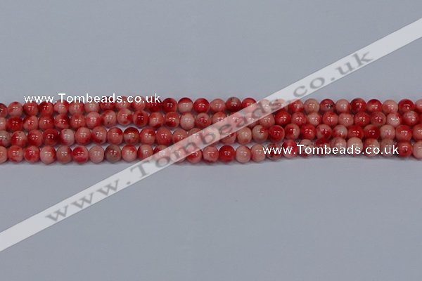 CMJ681 15.5 inches 6mm round rainbow jade beads wholesale