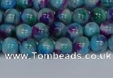 CMJ687 15.5 inches 4mm round rainbow jade beads wholesale