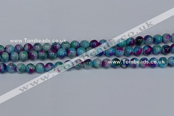 CMJ690 15.5 inches 10mm round rainbow jade beads wholesale