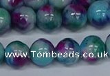 CMJ691 15.5 inches 12mm round rainbow jade beads wholesale