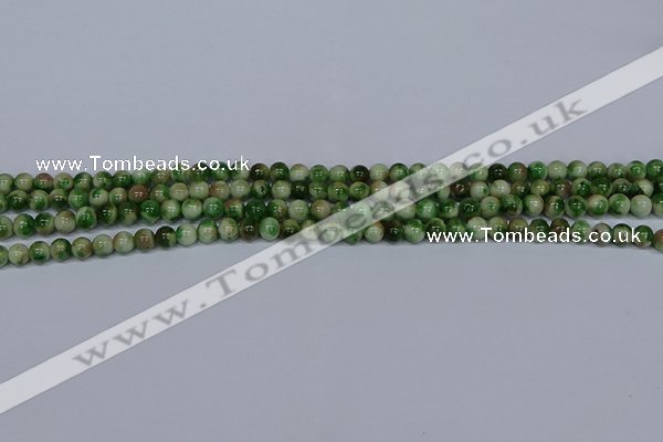 CMJ701 15.5 inches 4mm round rainbow jade beads wholesale