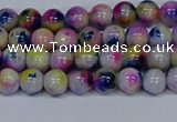 CMJ709 15.5 inches 6mm round rainbow jade beads wholesale