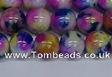 CMJ712 15.5 inches 12mm round rainbow jade beads wholesale