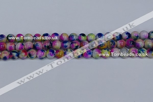 CMJ712 15.5 inches 12mm round rainbow jade beads wholesale