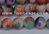 CMJ725 15.5 inches 10mm round rainbow jade beads wholesale