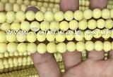 CMJ807 15.5 inches 8mm round matte Mashan jade beads wholesale