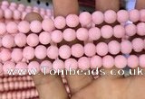 CMJ822 15.5 inches 8mm round matte Mashan jade beads wholesale