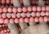 CMJ828 15.5 inches 10mm round matte Mashan jade beads wholesale