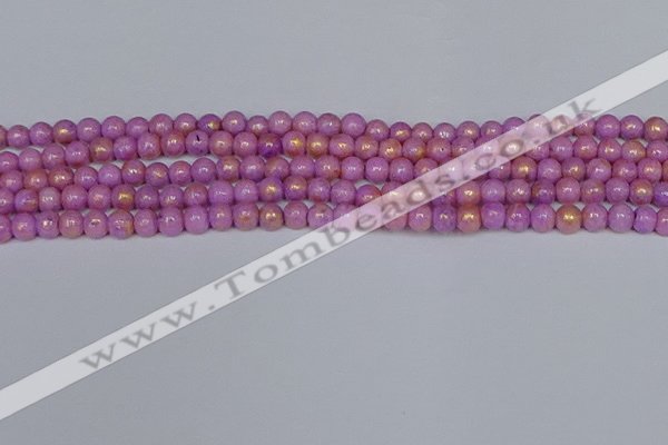 CMJ920 15.5 inches 4mm round Mashan jade beads wholesale