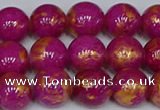 CMJ927 15.5 inches 8mm round Mashan jade beads wholesale