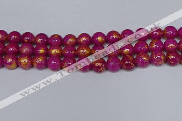 CMJ928 15.5 inches 10mm round Mashan jade beads wholesale