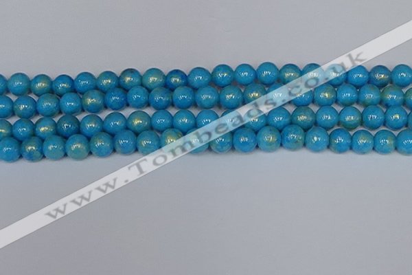 CMJ951 15.5 inches 6mm round Mashan jade beads wholesale