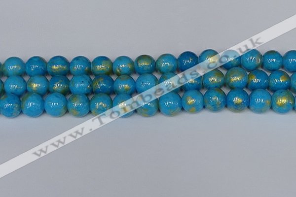 CMJ953 15.5 inches 10mm round Mashan jade beads wholesale