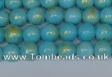 CMJ965 15.5 inches 4mm round Mashan jade beads wholesale