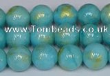 CMJ966 15.5 inches 6mm round Mashan jade beads wholesale