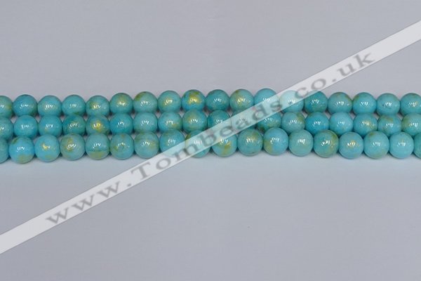 CMJ966 15.5 inches 6mm round Mashan jade beads wholesale