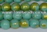 CMJ971 15.5 inches 6mm round Mashan jade beads wholesale