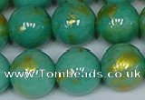 CMJ974 15.5 inches 12mm round Mashan jade beads wholesale