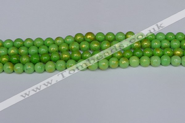 CMJ976 15.5 inches 6mm round Mashan jade beads wholesale