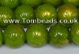 CMJ988 15.5 inches 10mm round Mashan jade beads wholesale