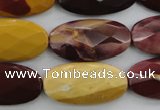 CMK110 15.5 inches 15*30mm faceted oval mookaite beads wholesale