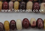 CMK118 15.5 inches 9*14mm rondelle mookaite beads wholesale