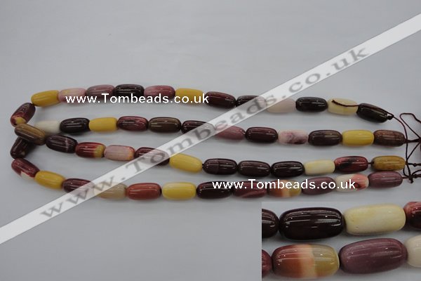 CMK125 15.5 inches 8*16mm drum mookaite beads wholesale