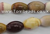 CMK128 15.5 inches 13*18mm rice mookaite beads wholesale