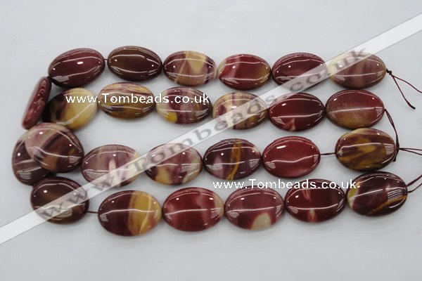 CMK143 15.5 inches 22*30mm oval mookaite beads wholesale