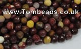 CMK15 15.5 inches 4mm faceted round mookaite beads wholesale