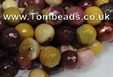 CMK17 15.5 inches 10mm faceted round mookaite beads wholesale